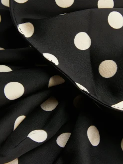 Jumbo Scrunchie Met Stippen
