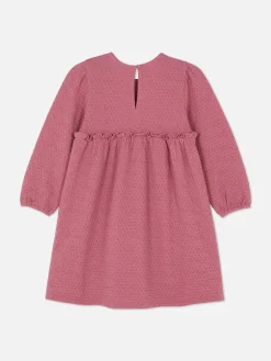Jurk Van Getextureerde Jersey