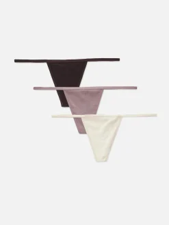 Katoenen Strings, Set Van 3