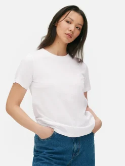 Katoenen T-shirt Met Korte Mouwen