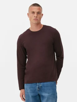 Katoenen T-shirt Met Lange Mouwen