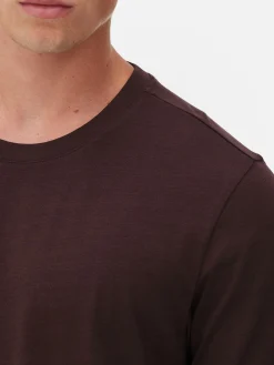 Katoenen T-shirt Met Lange Mouwen