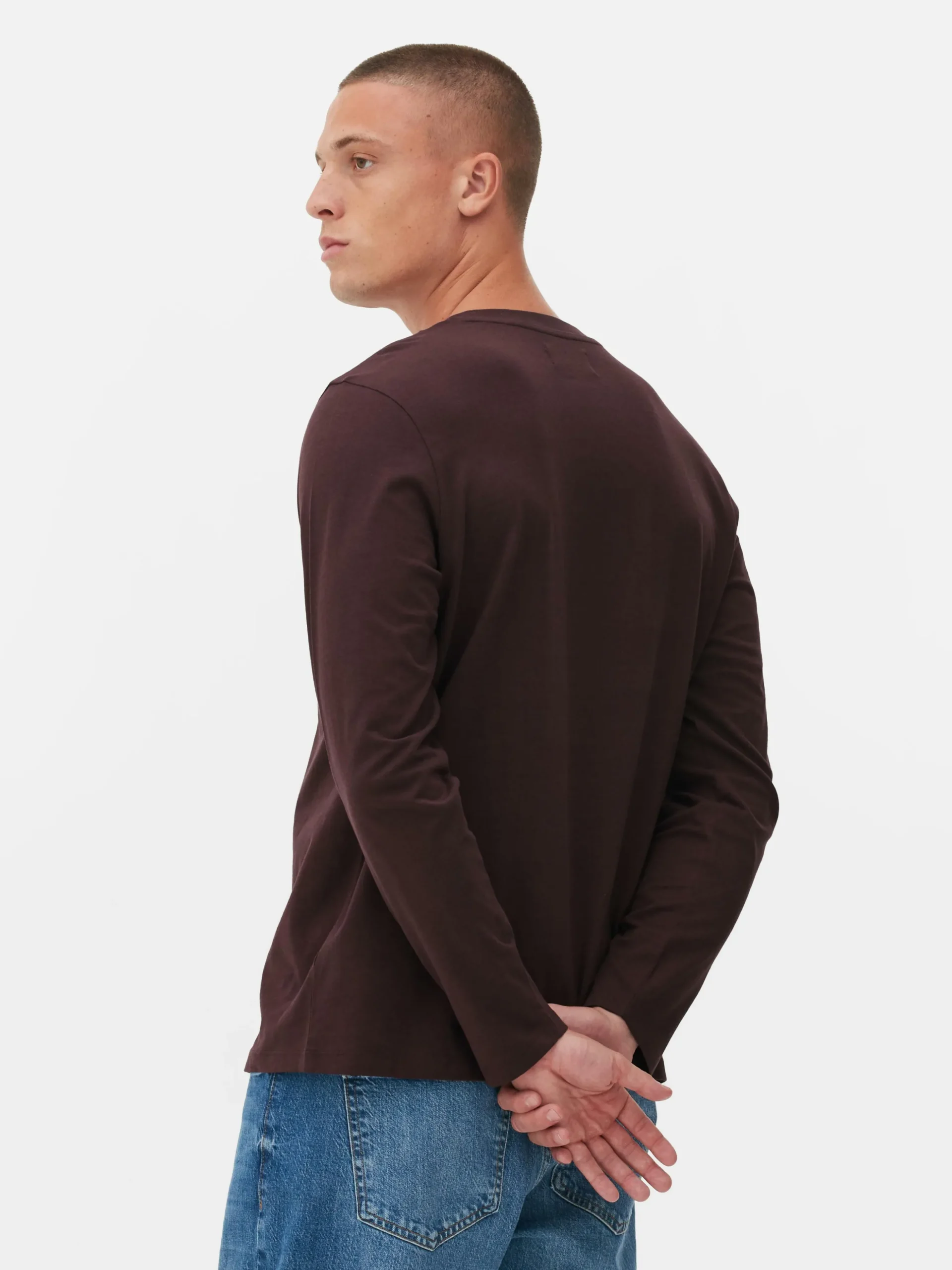 Katoenen T-shirt Met Lange Mouwen