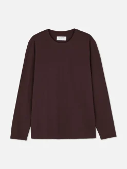 Katoenen T-shirt Met Lange Mouwen