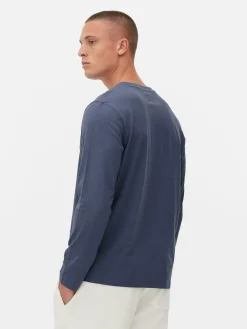 Katoenen T-shirt Met Lange Mouwen