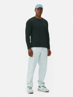 Katoenen T-shirt Met Lange Mouwen