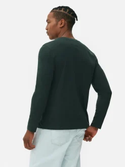 Katoenen T-shirt Met Lange Mouwen