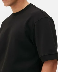 Kem T-shirt Met Ronde Hals