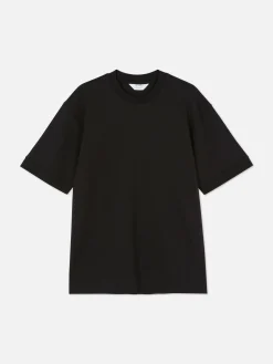 Kem T-shirt Met Ronde Hals