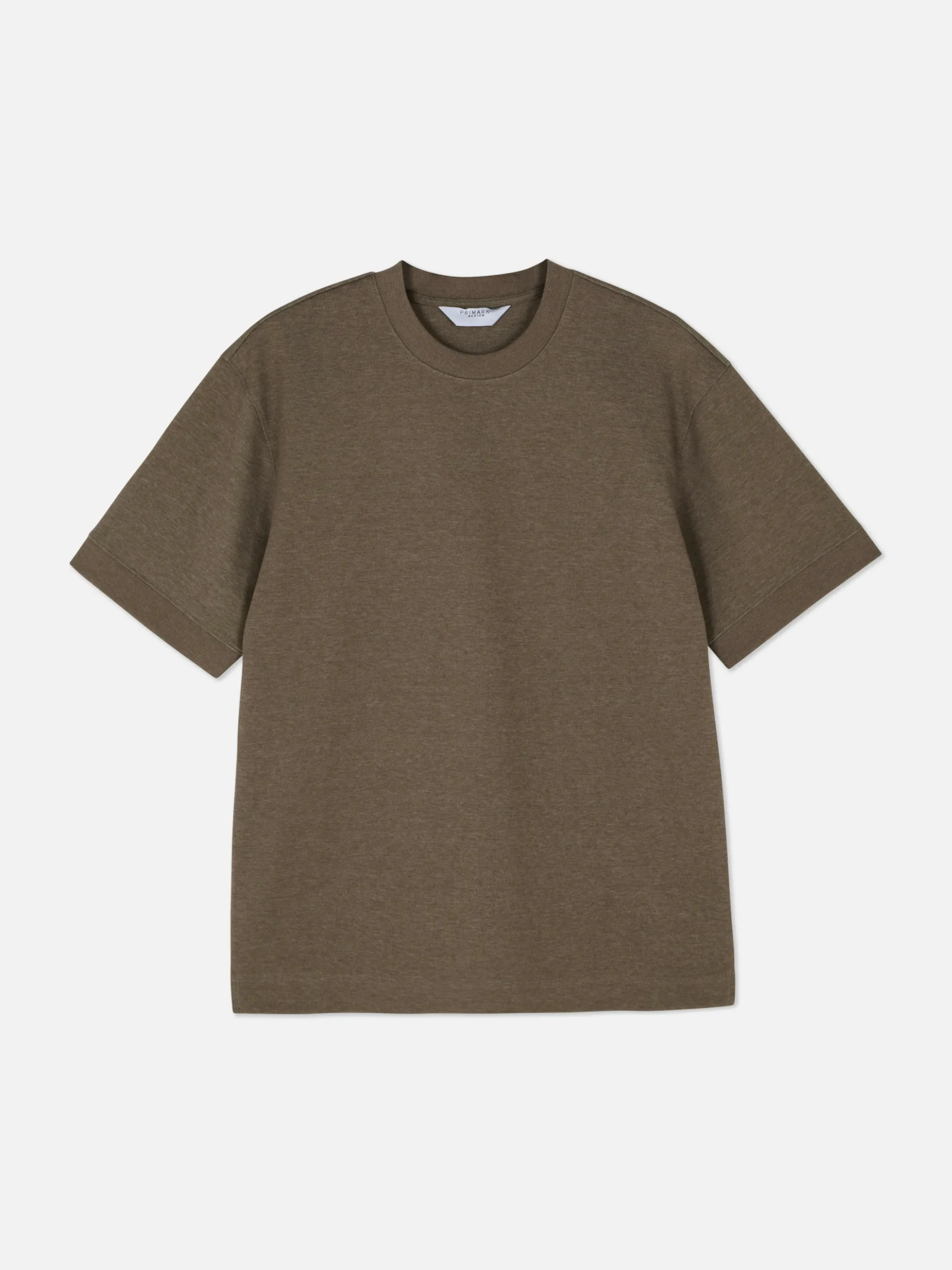 Kem T-shirt Met Ronde Hals