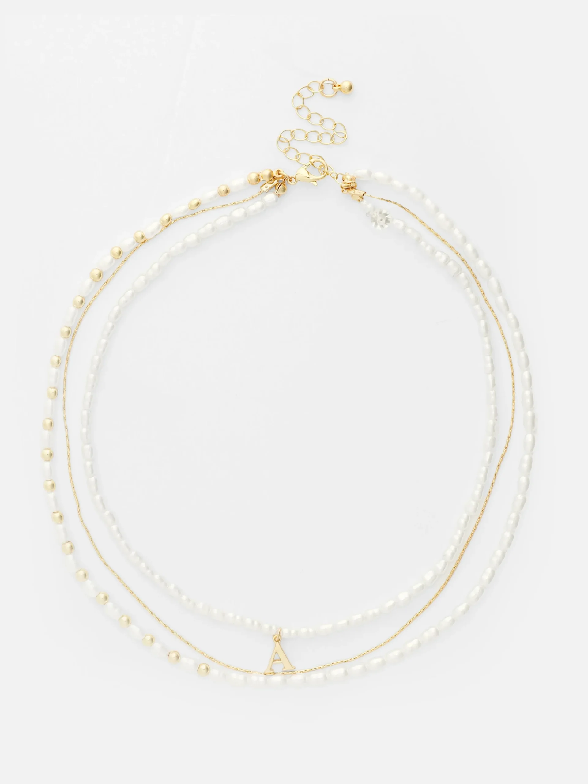 Ketting Van Drie Strengen Met Initiaal