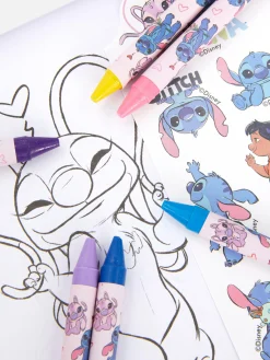 Kleurset Voor Onderweg Disney's Stitch En Angel