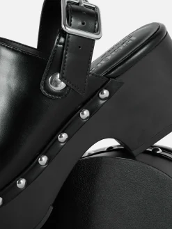 Klompen Met Stevige Hakken En Studs Rita Ora