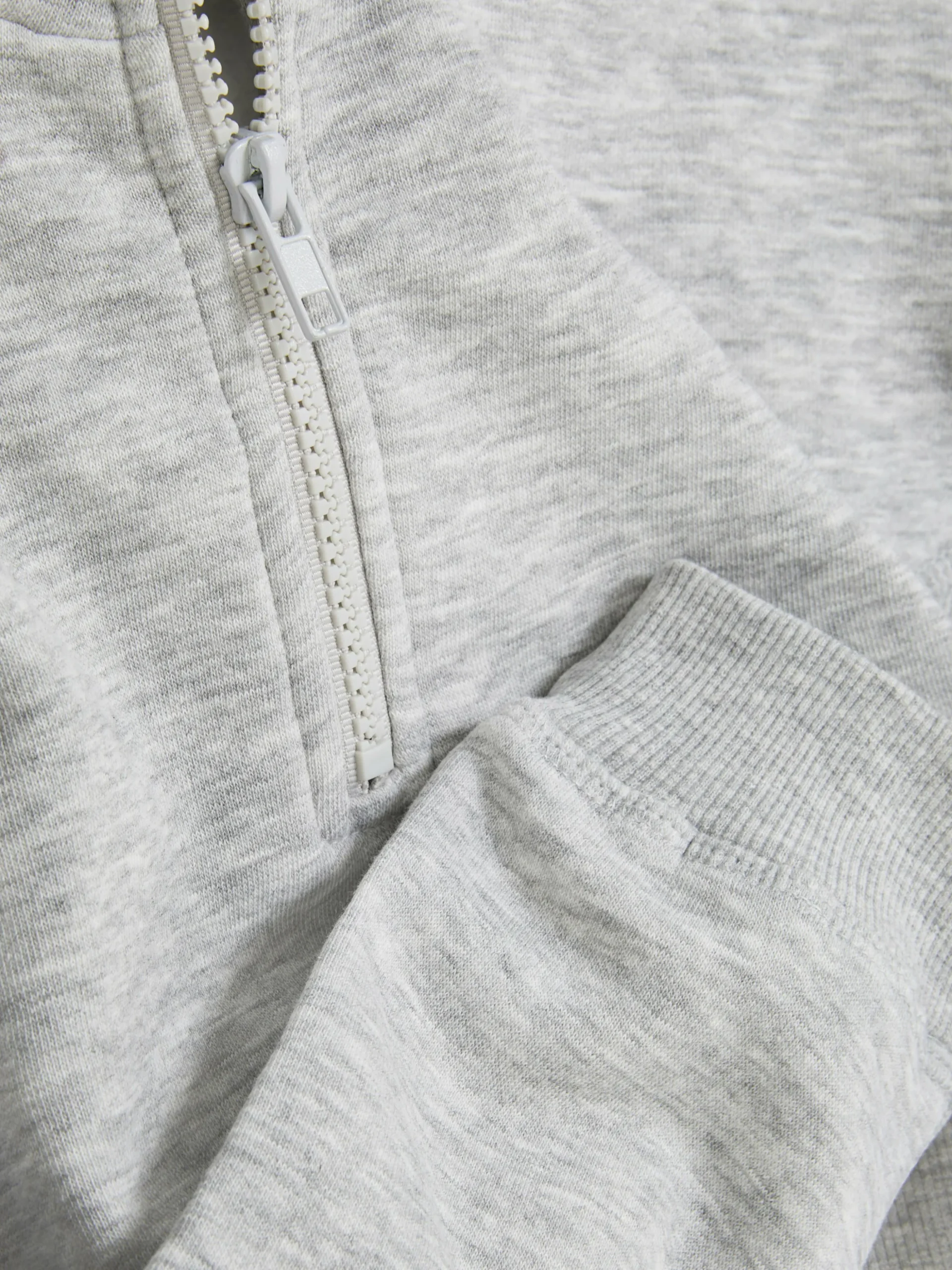 Kort Sweatshirt Met Opstaande Kraag