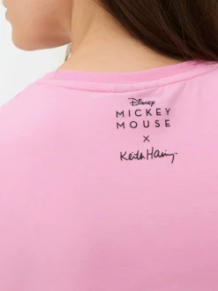 Kort T-shirt Disney's Mickey Mouse X Keith Haring