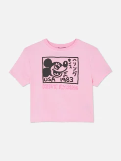 Kort T-shirt Disney's Mickey Mouse X Keith Haring