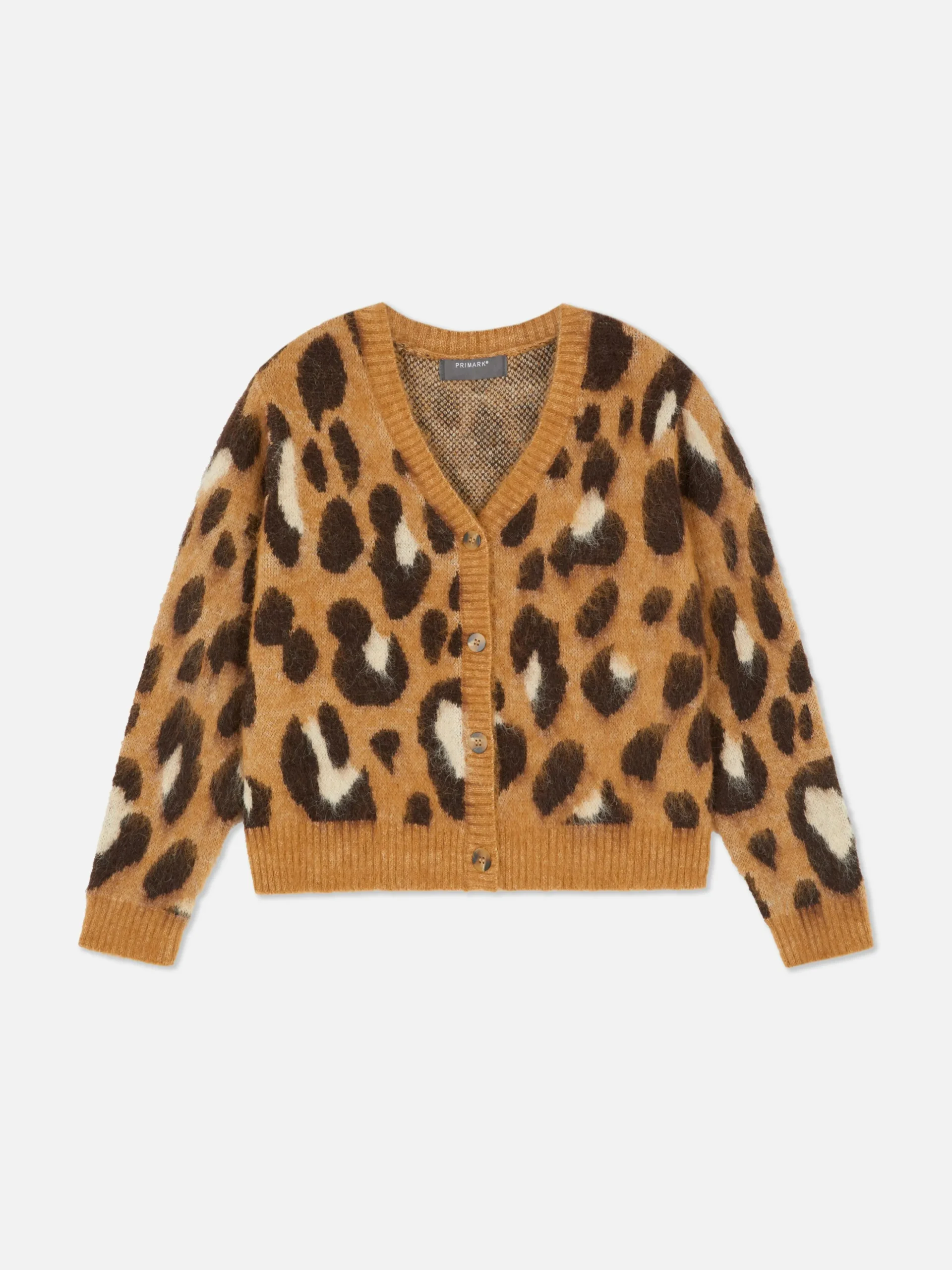 Kort Vest Met Luipaardprint