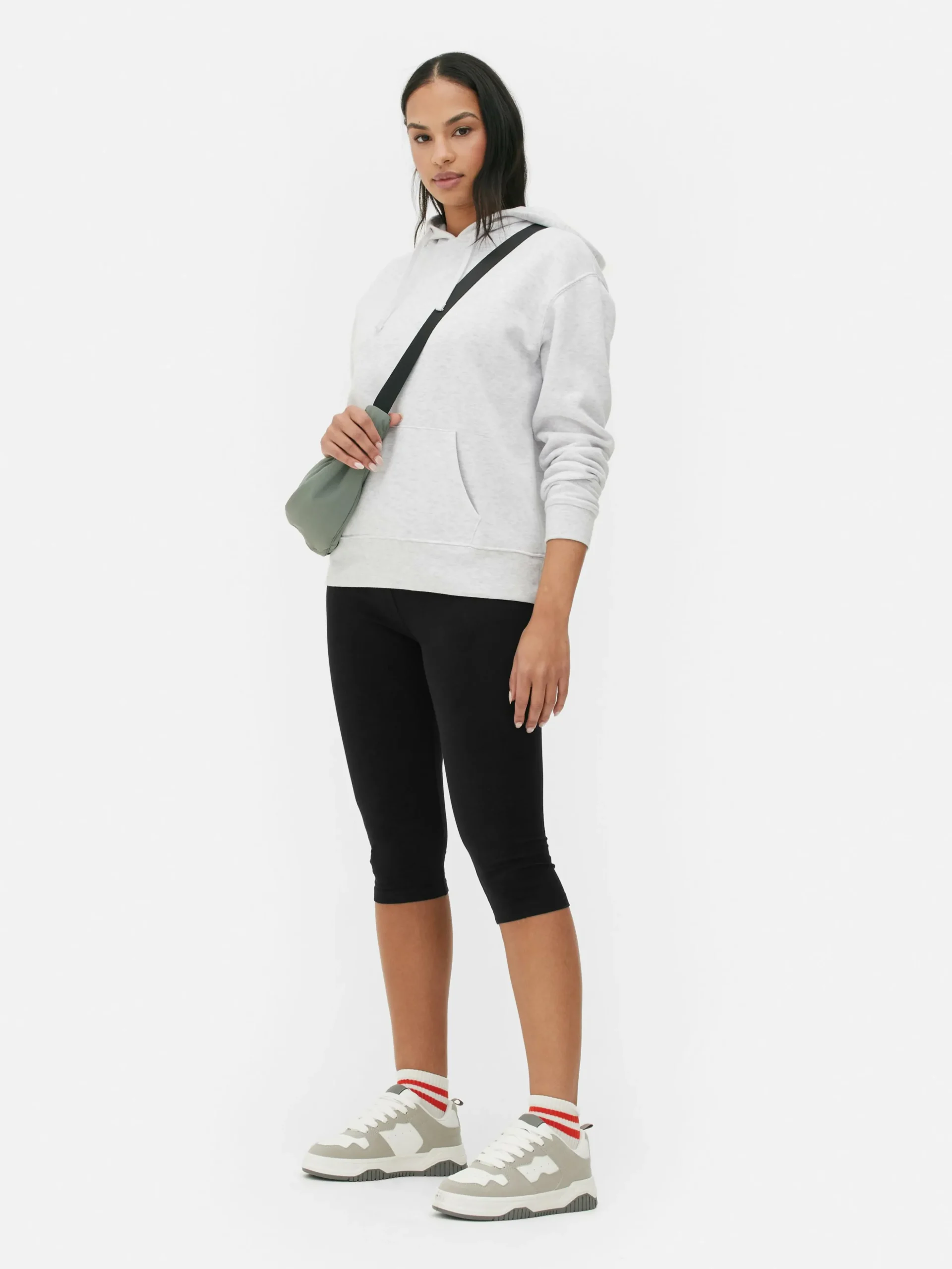 Korte Caprilegging Met Hoge Taille