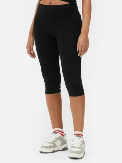 Korte Caprilegging Met Hoge Taille