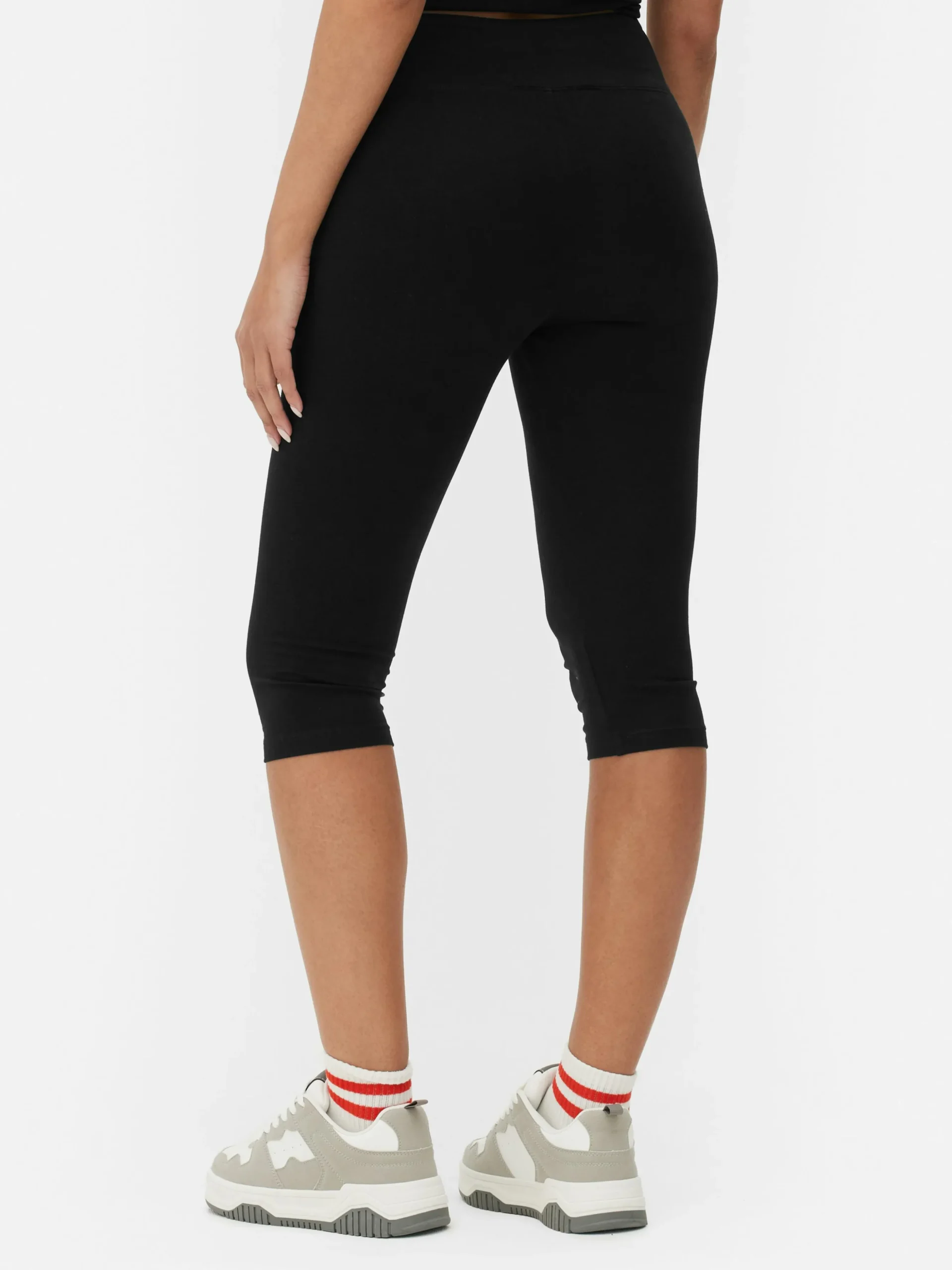 Korte Caprilegging Met Hoge Taille