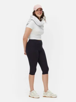 Korte Caprilegging Met Hoge Taille