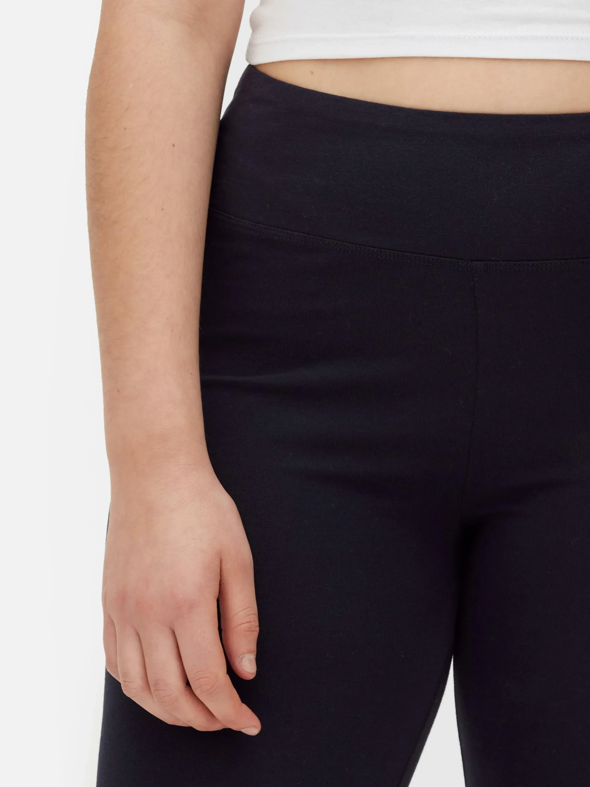 Korte Caprilegging Met Hoge Taille