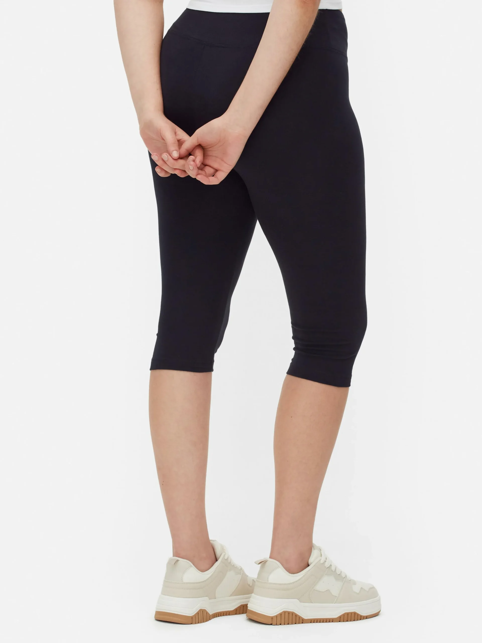 Korte Caprilegging Met Hoge Taille