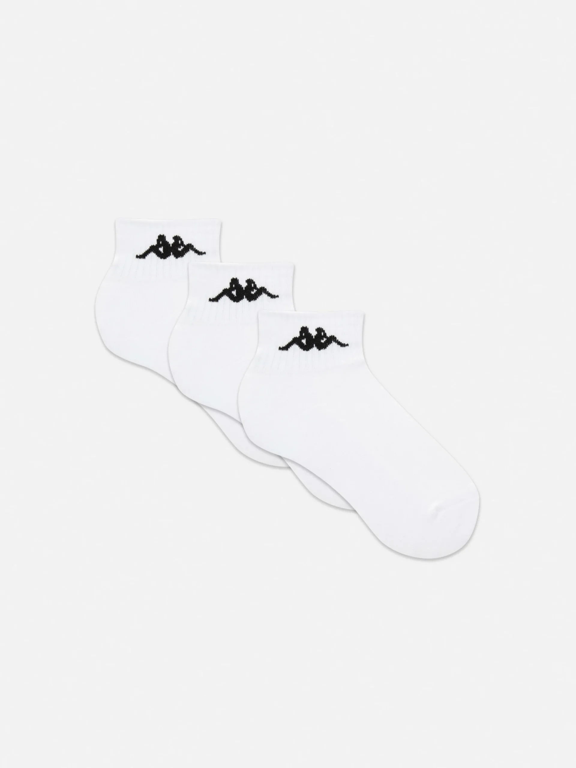 Korte Geribde Sokken Kappa X Primark, 3 Paar