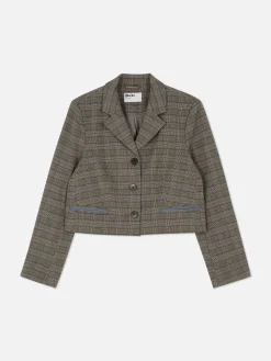 Korte Geruite Blazer Rita Ora