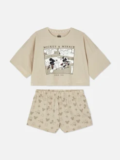 Korte Pyjama Disney's Mickey Mouse Met Stripprint