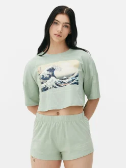 Korte Pyjama Hokusai