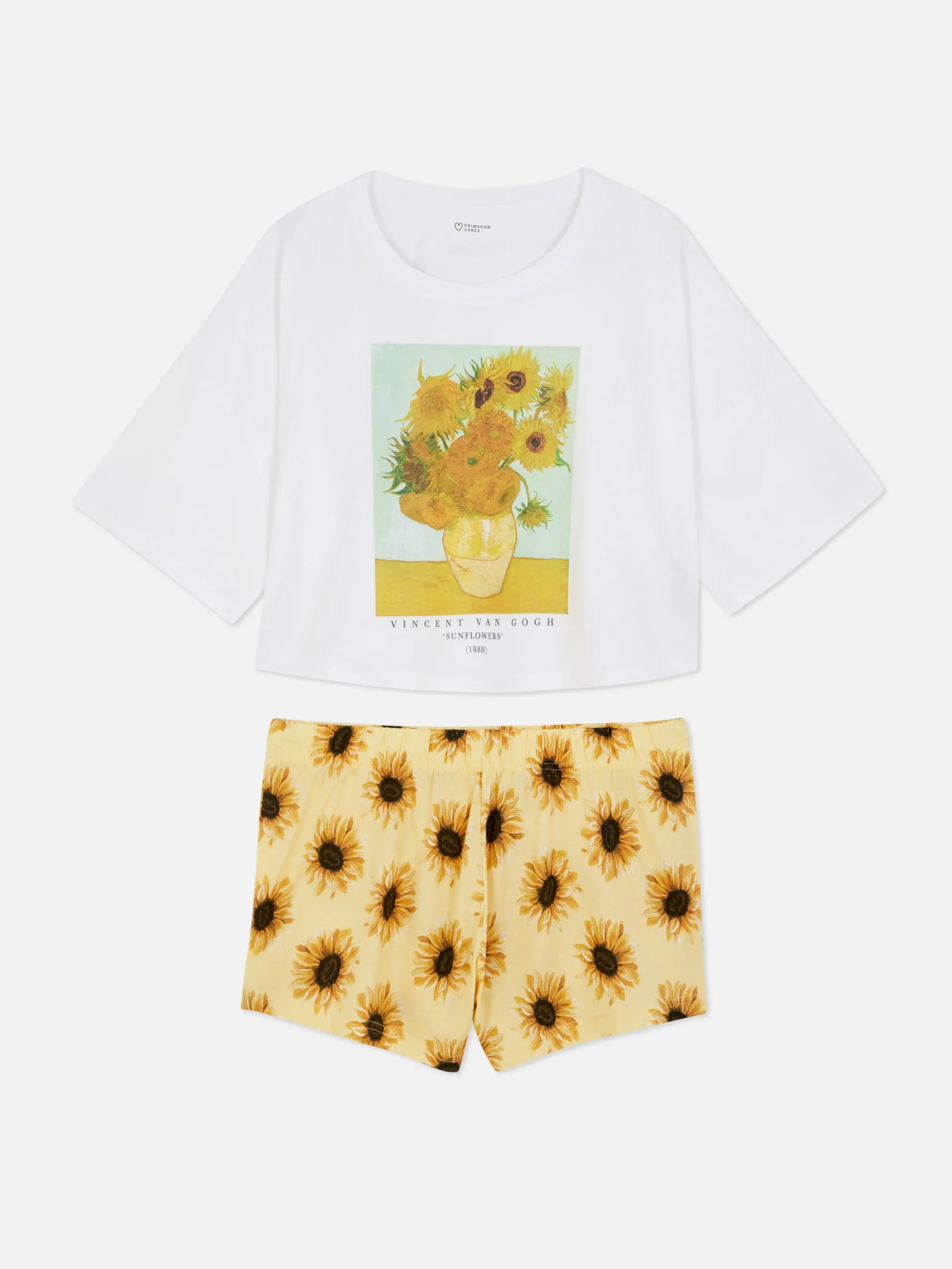 Korte Pyjama Vincent Van Gogh Zonnebloemen