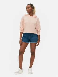 Korte Wijdvallende Hoodie