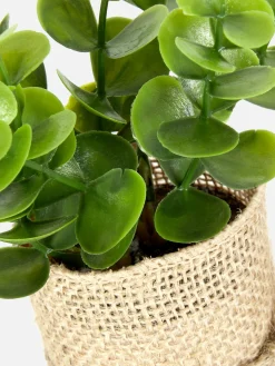 Kunstvetplant In Jute Pot