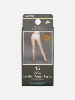 Laddervrije Panty's, 15 Denier, Set Van 2