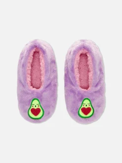 Lage Pantoffels Met Avocadothema