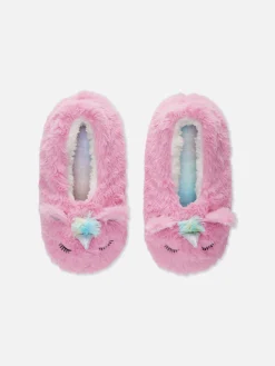 Lage Pantoffels Met Eenhoornthema