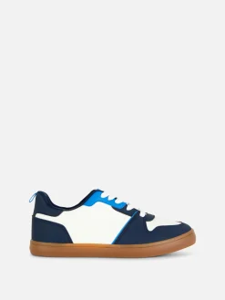 Lage Sneakers Met Kleurblokken
