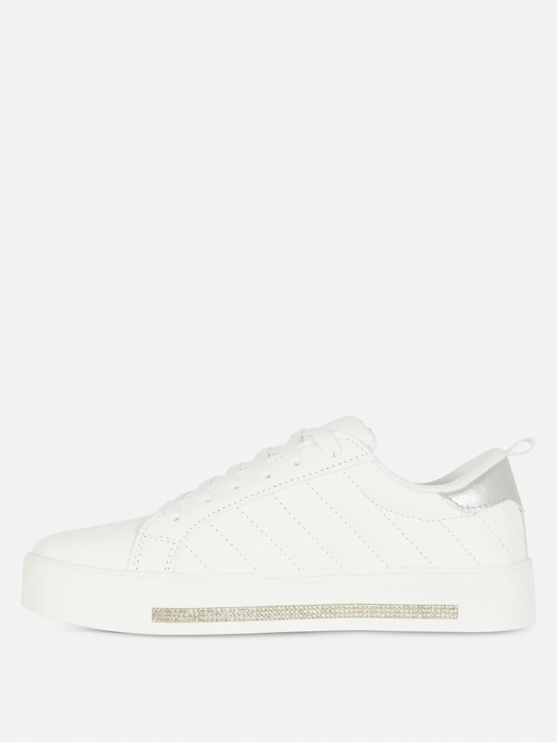 Lage Sneakers Met Strassteentjes