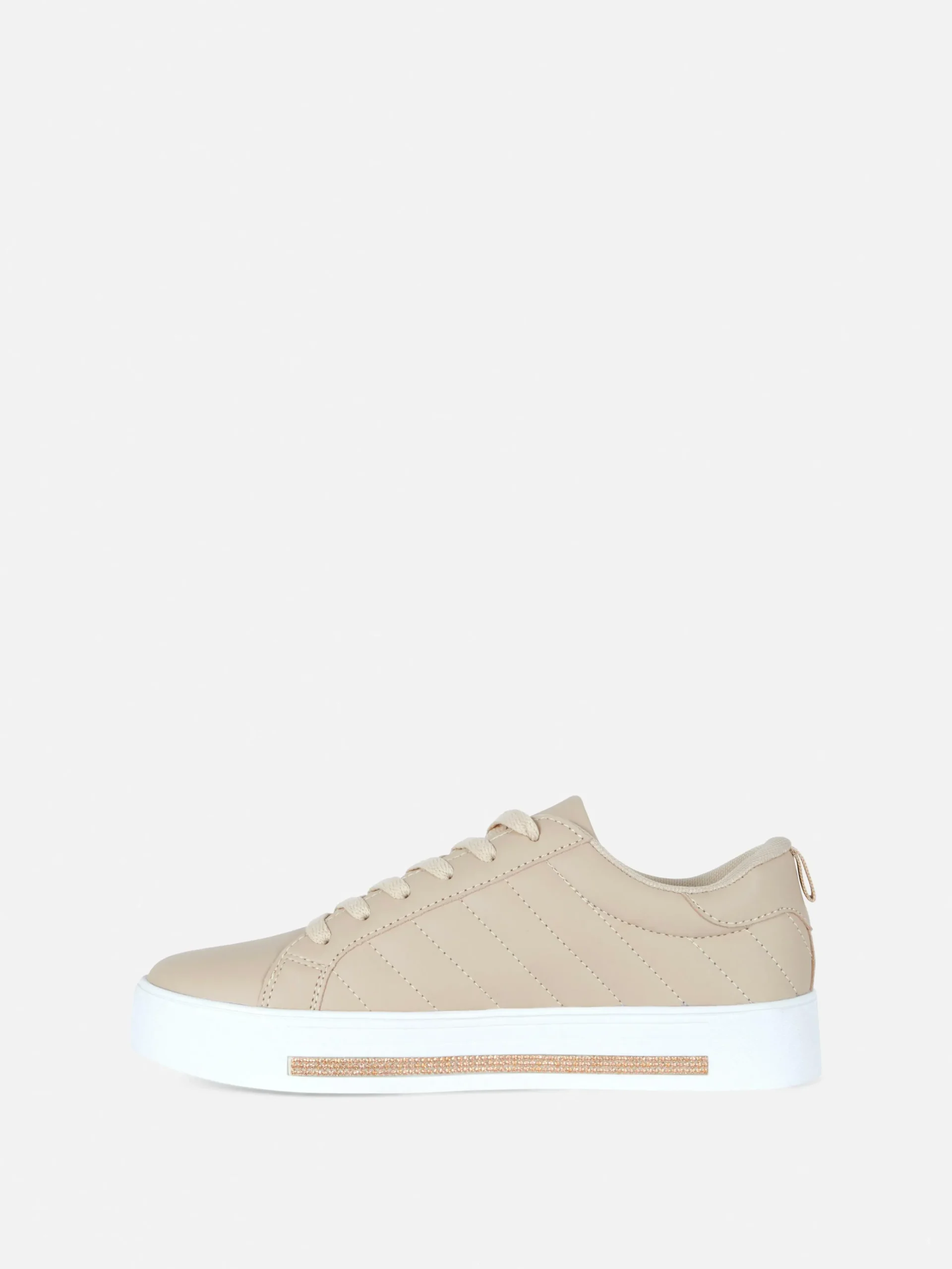 Lage Sneakers Met Strassteentjes
