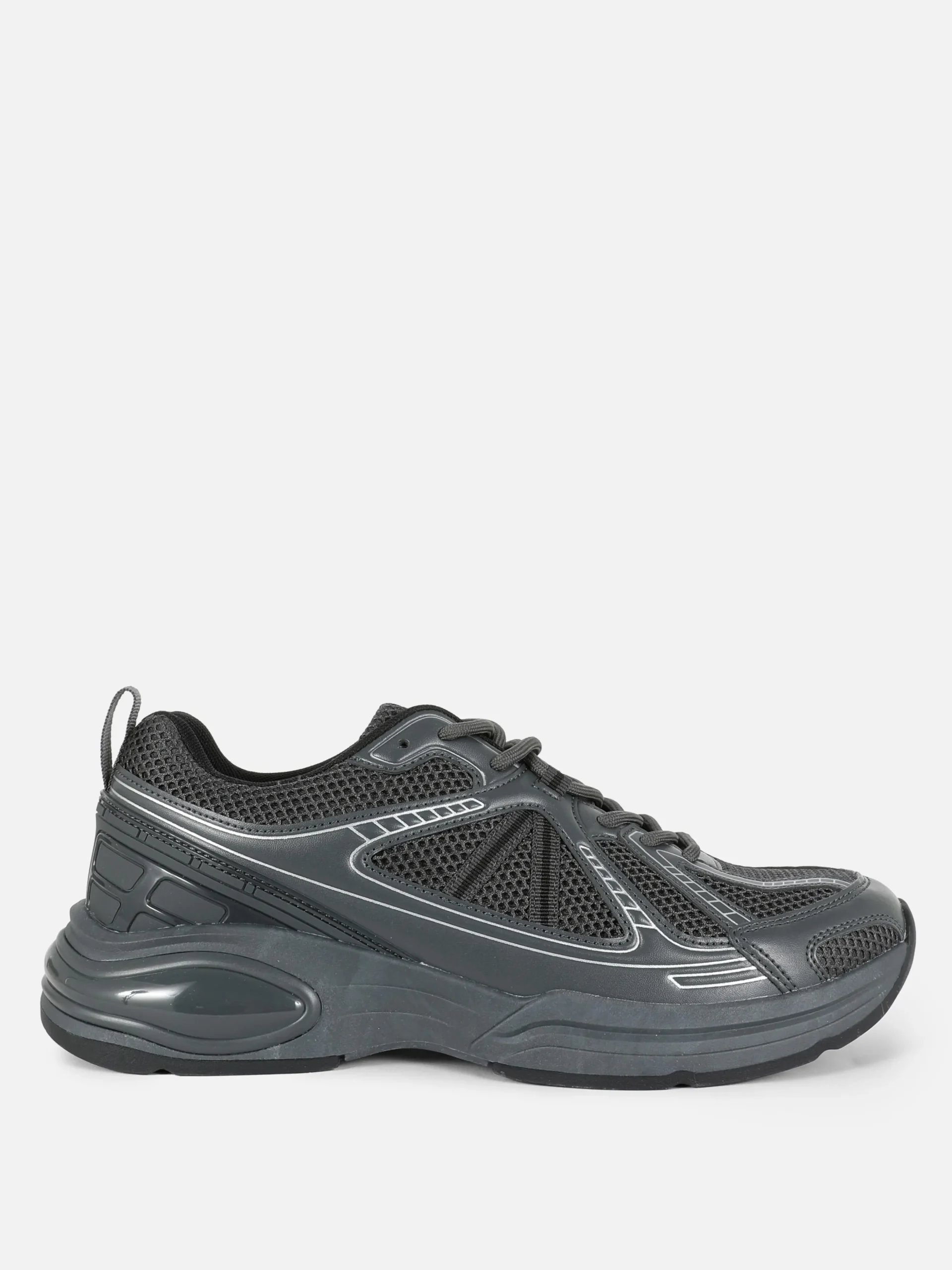 Lage Sportsneakers Met Inzetstukken