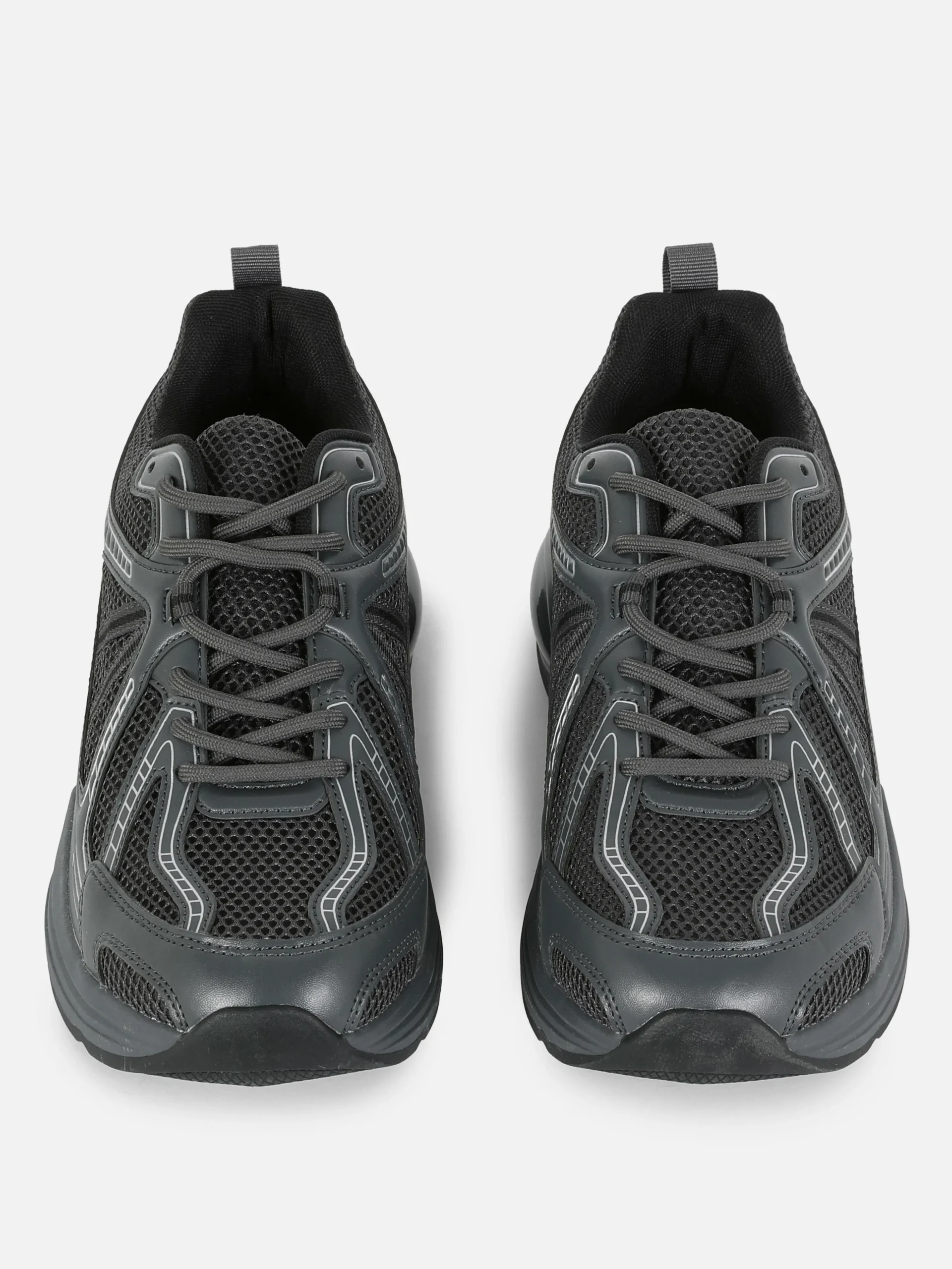 Lage Sportsneakers Met Inzetstukken