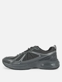 Lage Sportsneakers Met Inzetstukken