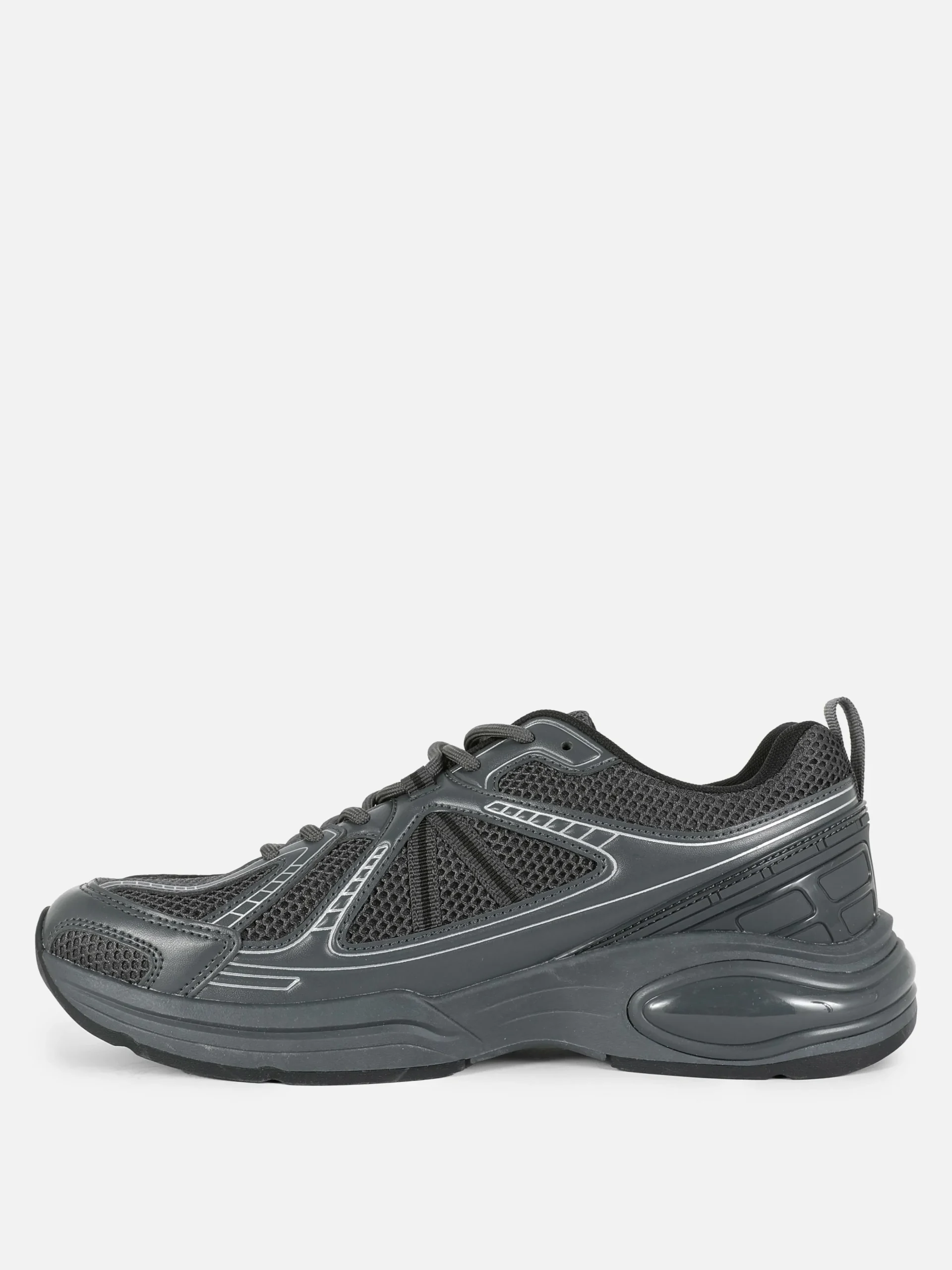 Lage Sportsneakers Met Inzetstukken