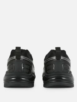 Lage Sportsneakers Met Inzetstukken