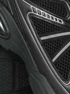 Lage Sportsneakers Met Inzetstukken