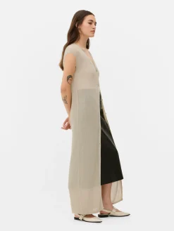 Lang Mouwloos Vest