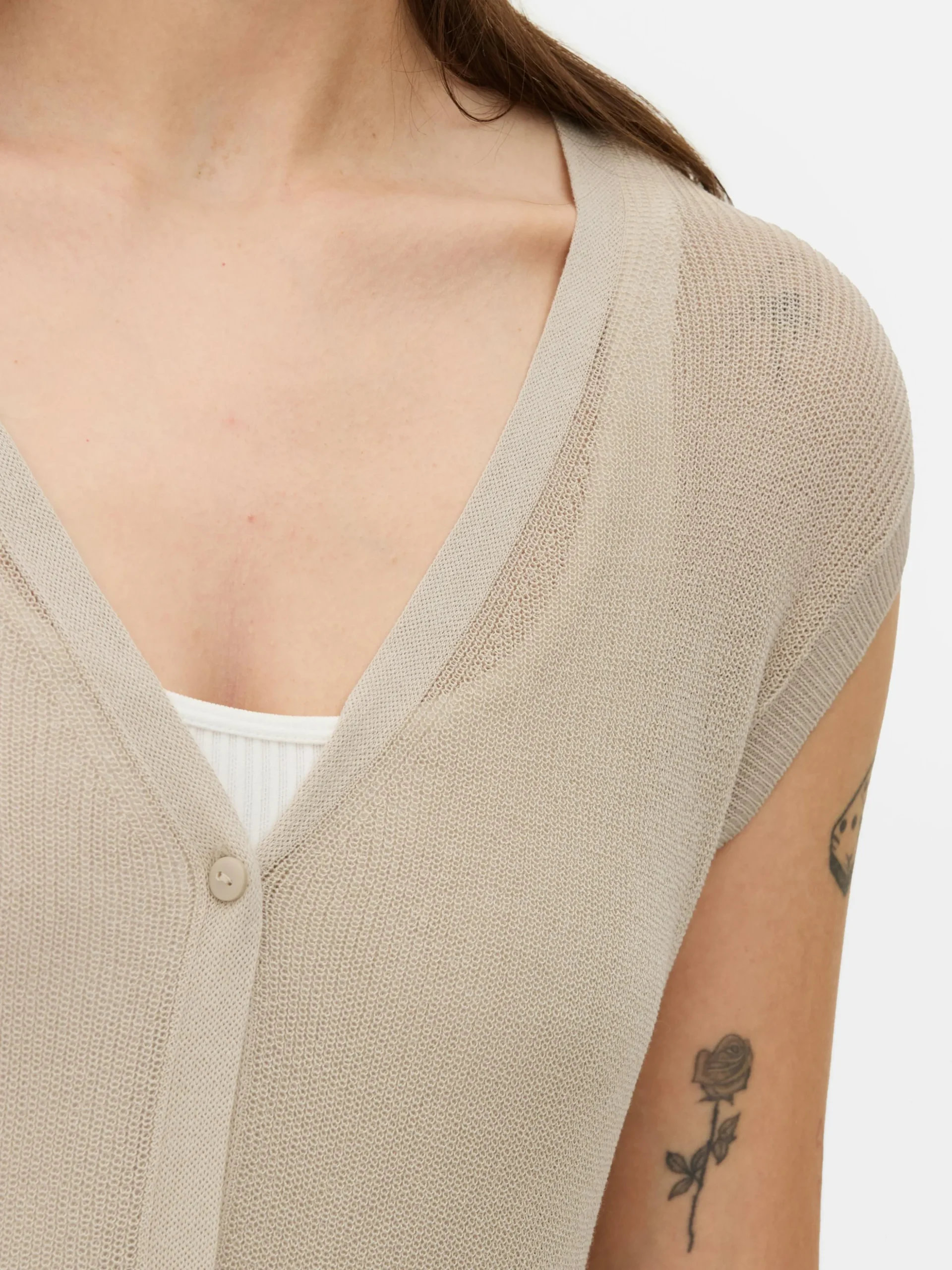 Lang Mouwloos Vest