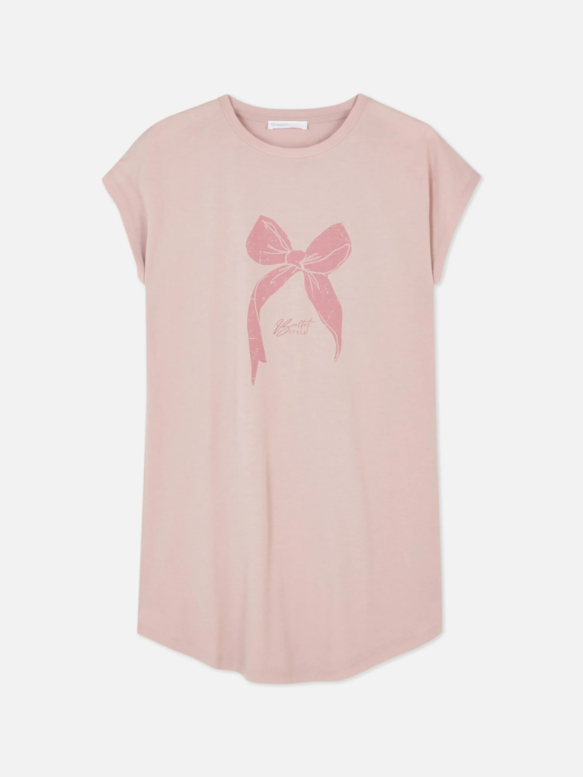 Lang T-shirt Met Ronde Hals