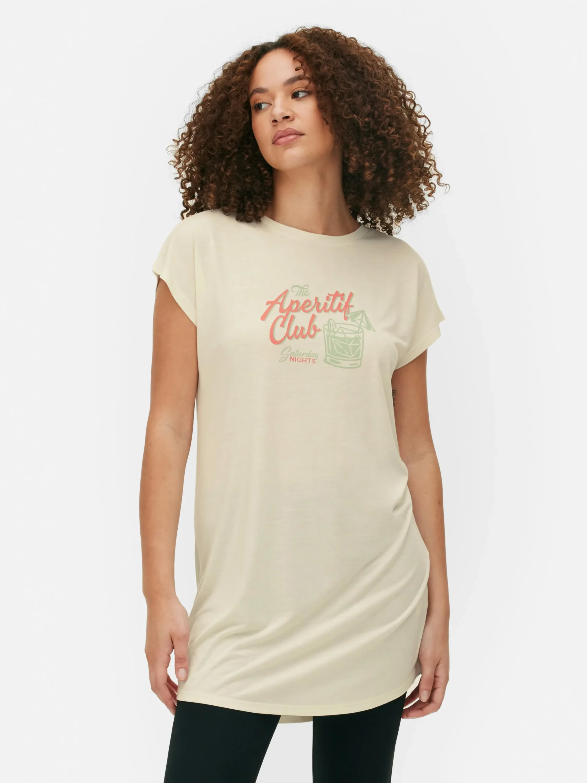 Lang T-shirt Met Ronde Hals